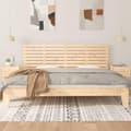Miniatyrbilde 2 av 9: vidaXL Veggmontert hodegavl 166x3x63 cm heltre furu