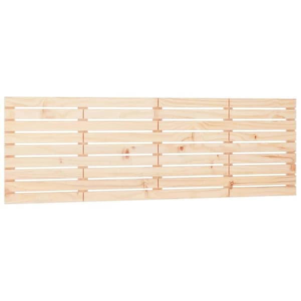 vidaXL sengegavl 166x3x63 cm massivt fyrretræ