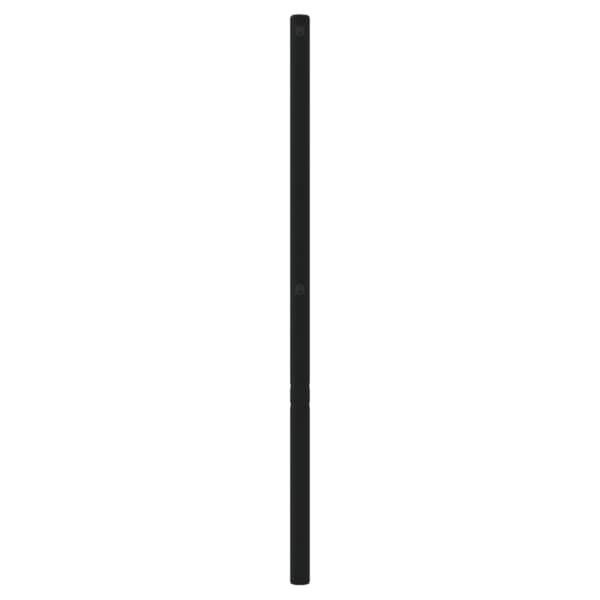 vidaXL Huvudgavel metall svart 200 cm
