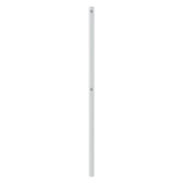 vidaXL Huvudgavel metall vit 140 cm