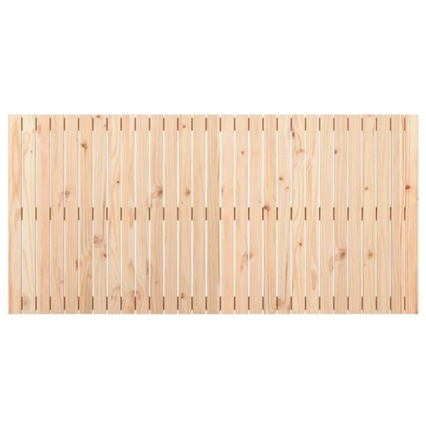 vidaXL Veggmontert hodegavl 185x3x90 cm heltre furu