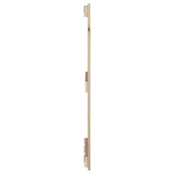 vidaXL Veggmontert hodegavl 185x3x90 cm heltre furu