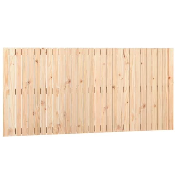 vidaXL Veggmontert hodegavl 185x3x90 cm heltre furu