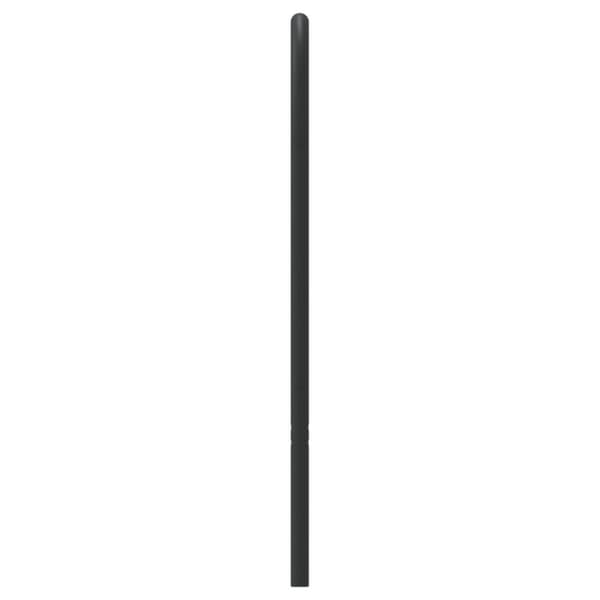 vidaXL sengegavl 160 cm metal sort
