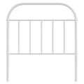 Pikkukuva 3 / 7: vidaXL Metallinen sängynpääty valkoinen 90 cm