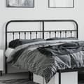 Pikkukuva 2 / 7: vidaXL Metallinen sängynpääty musta 180 cm