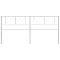Miniatyrbillede 3 af 7: vidaXL sengegavl 160 cm metal hvid