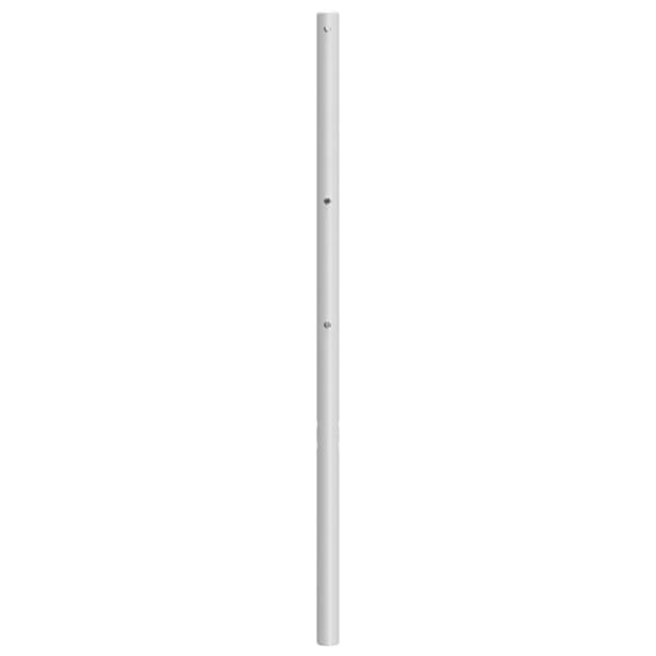 vidaXL sengegavl 160 cm metal hvid