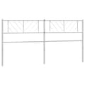 Miniatyrbillede 5 af 7: vidaXL sengegavl 160 cm metal hvid