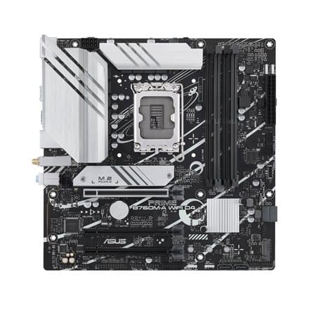 Asus | PRIME B760M-A WIFI D4 | Processor family Intel | Processor socket LGA1700 | DDR4 DIMM | Supported hard disk drive interfaces SATA, M.2 | Number
