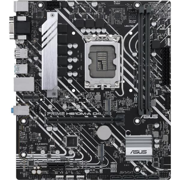 ASUS Mainboard PRIME H610M-A D4-CSM - micro ATX - Socket LGA1700 - Intel H610