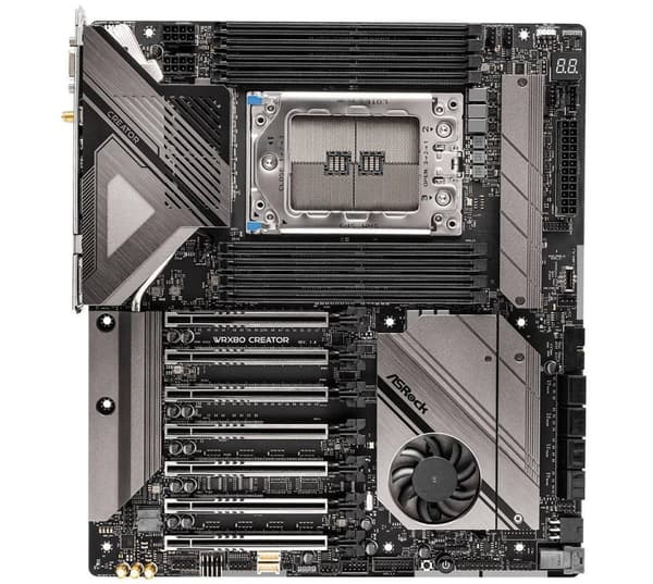 ASRock WRX80 Creator R2.0 - motherboard - extended ATX - Socket sWRX8 - AMD WRX80