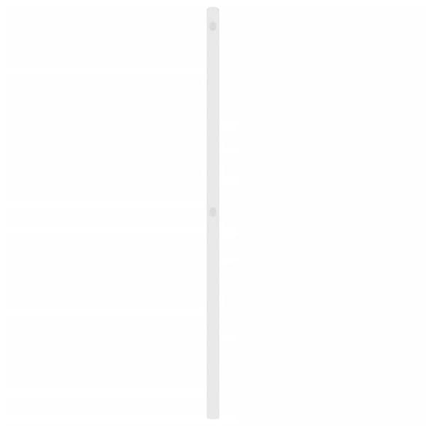 vidaXL Metallinen sängynpääty valkoinen 160 cm