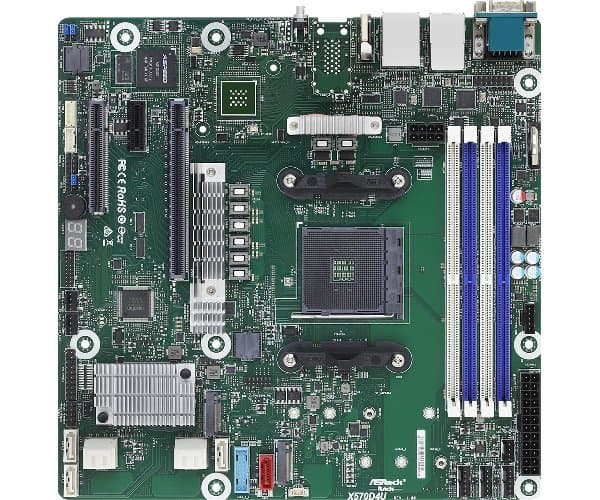 ASRock Rack X570D4U - motherboard - micro ATX - Socket AM4 - AMD X570