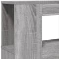 Pikkukuva 9 / 11: vidaXL Sängynpääty LED-valoilla harmaa Sonoma 160x18,5x103,5 cm puu