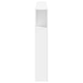 Miniatyrbilde 7 av 11: vidaXL Sengegavl med LED hvit 180x18,5x103,5 cm konstruert tre