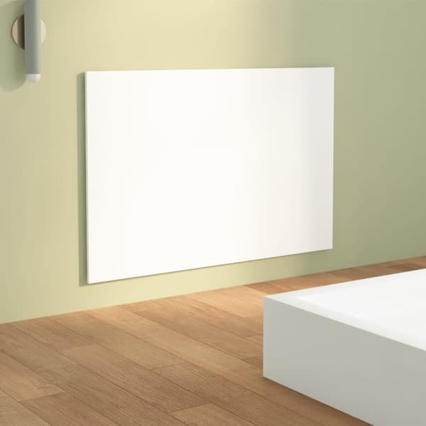 sengegærde 120x1,5x80 cm konstrueret træ hvid