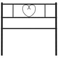 Pikkukuva 5 / 7: Metallinen sängynpääty musta 100 cm