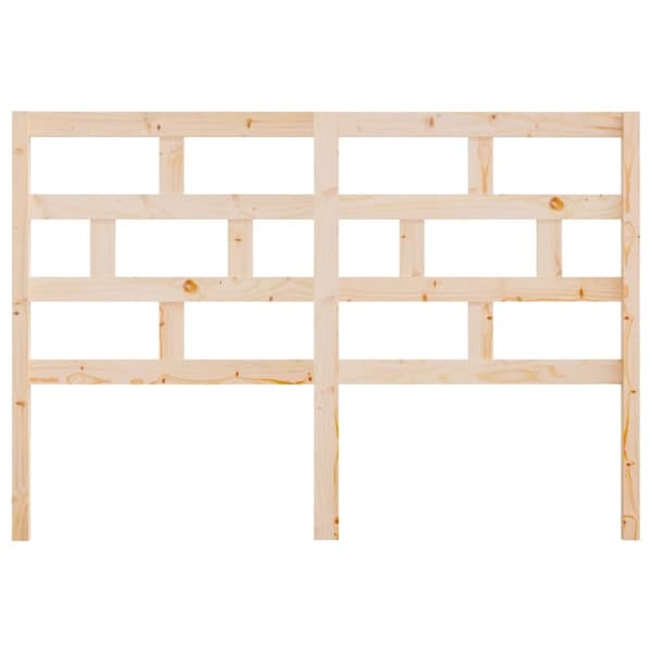 sengegærde 141x4x100 cm massivt fyrretræ