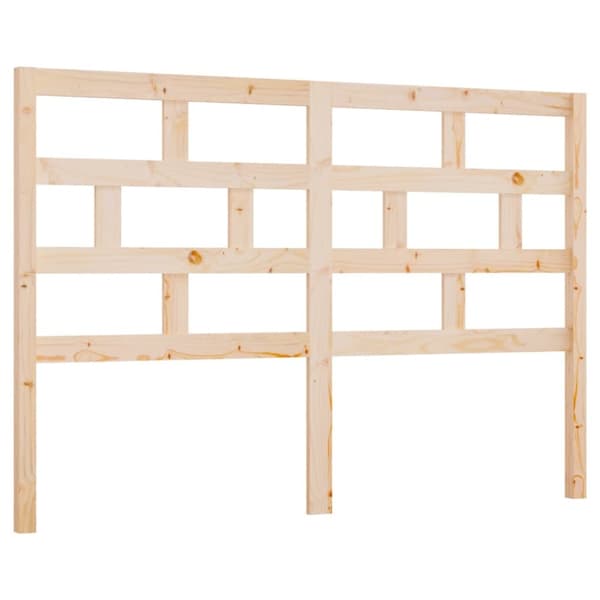 sengegærde 141x4x100 cm massivt fyrretræ