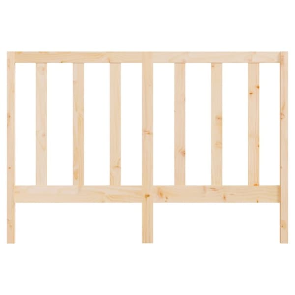 sengegærde 141x4x100 cm massivt fyrretræ