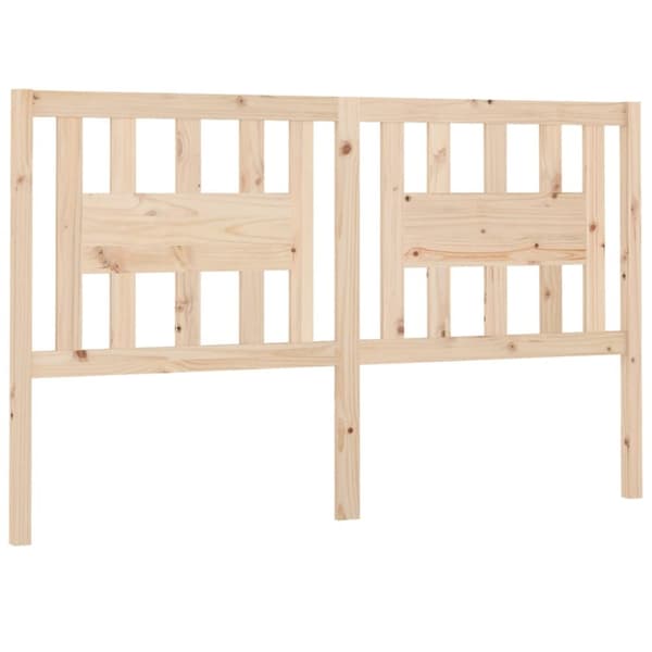 sengegærde 206x4x100 cm massivt fyrretræ