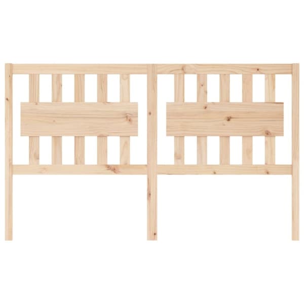 sengegærde 165,5x4x100 cm massivt fyrretræ