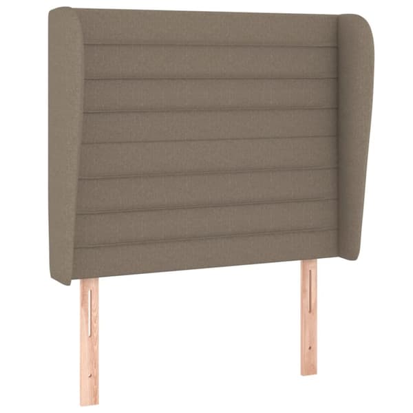 Korvatuki, taupe, 103x23x118/128 cm, kangas