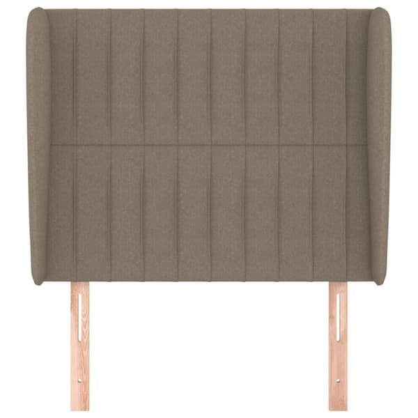 Korvatuki, taupe, 103x23x118/128 cm, kangas
