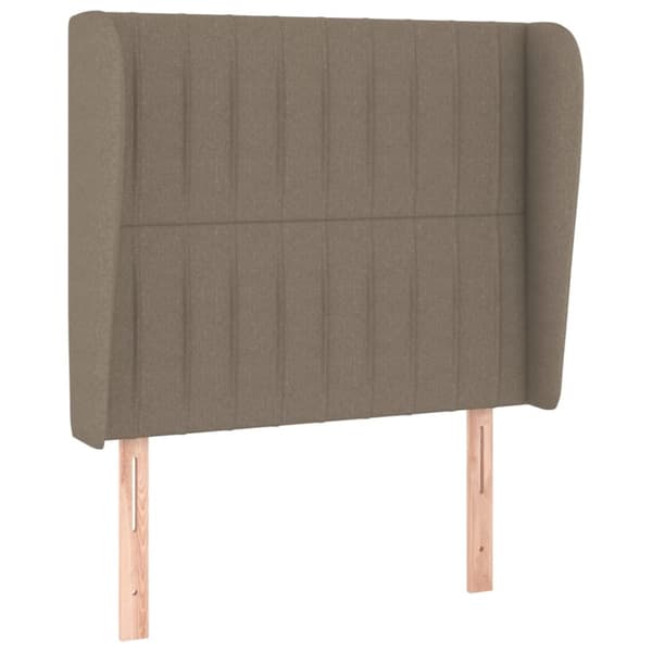 Korvatuki, taupe, 103x23x118/128 cm, kangas