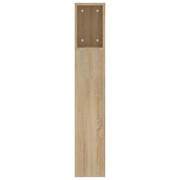 Sängynpääty säilytystilalla Sonoma-tammi 200x18,5x104,5 cm