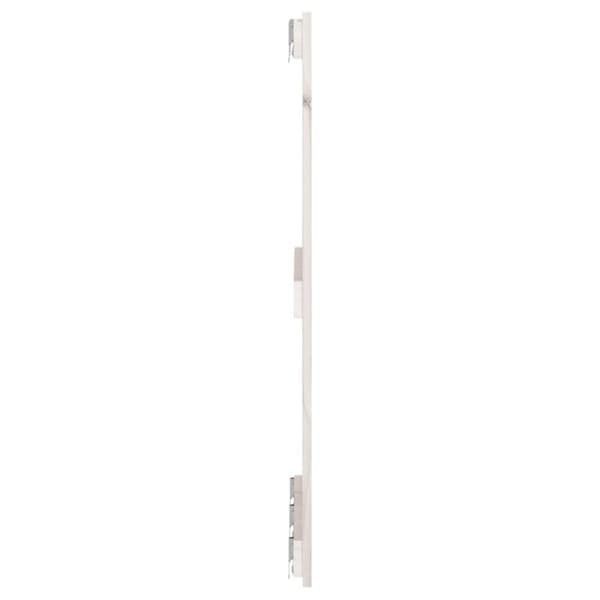 sengegavl 185x3x90 cm massivt fyrretræ hvid