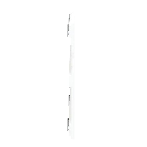 sengegavl 185x3x60 cm massivt fyrretræ hvid