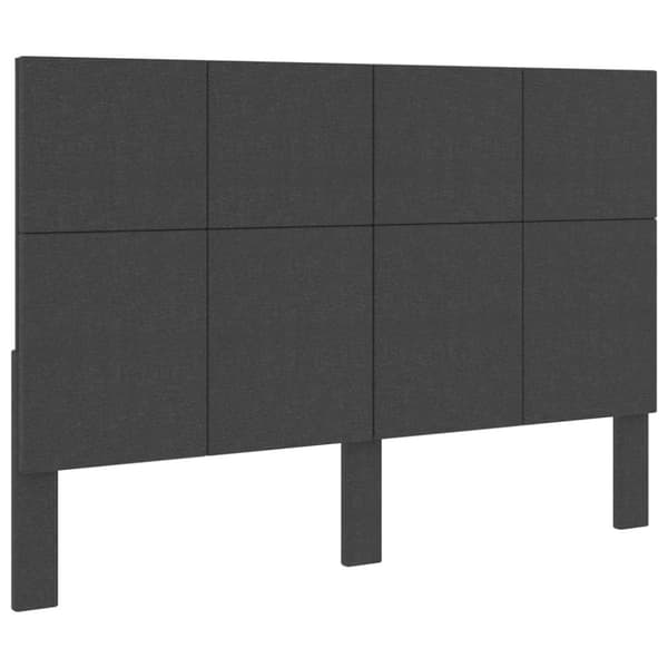 sengegavl 160x200 cm stof mørkegrå