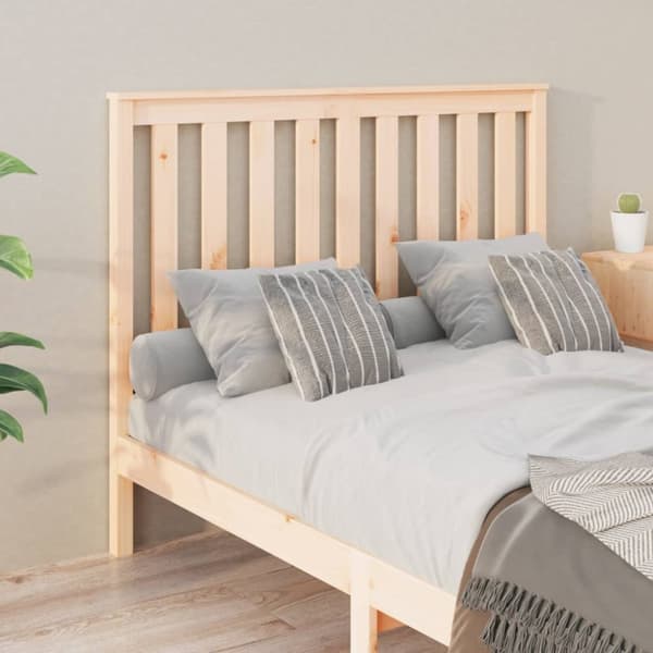 sengegærde 141x6x101 cm massivt fyrretræ