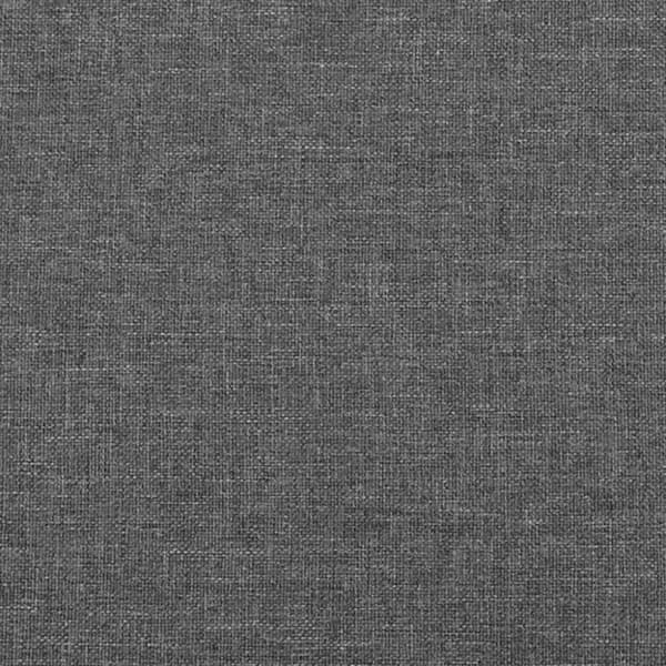 sengegavle 2 stk. 80x5x78/88 cm stof mørkegrå