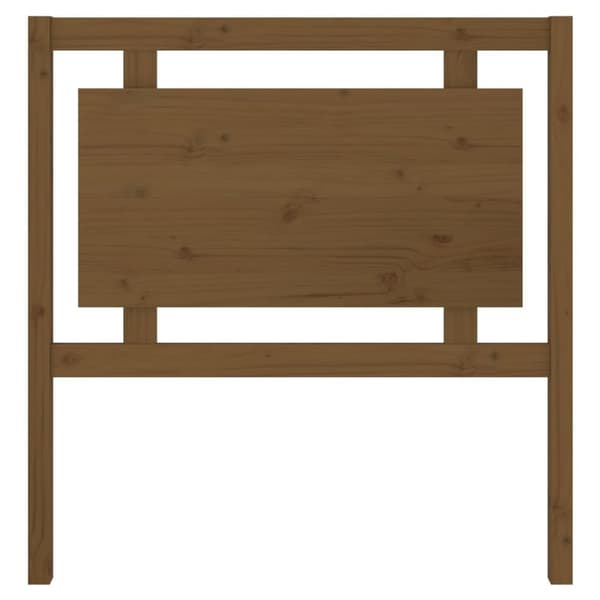 sengegærde 95,5x4x100 cm massivt fyrretræ gyldenbrun