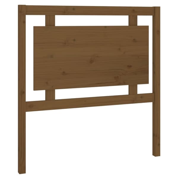 sengegærde 95,5x4x100 cm massivt fyrretræ gyldenbrun