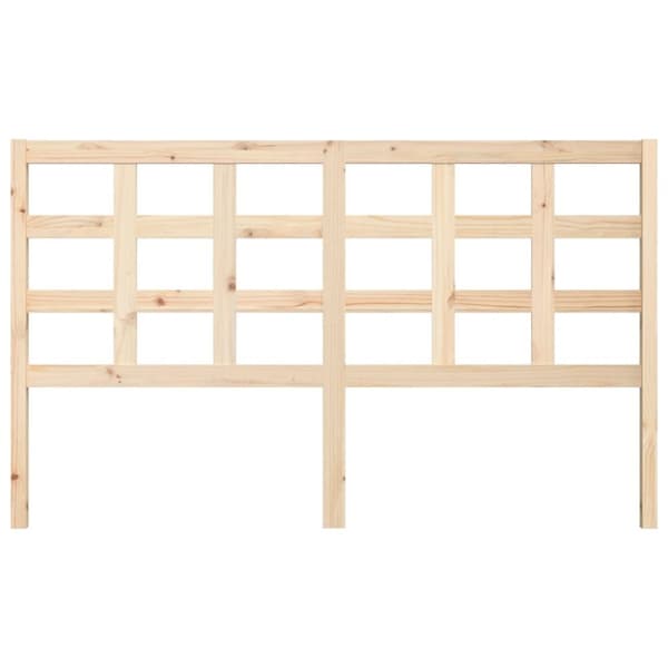 sengegærde 165,5x4x100 cm massivt fyrretræ