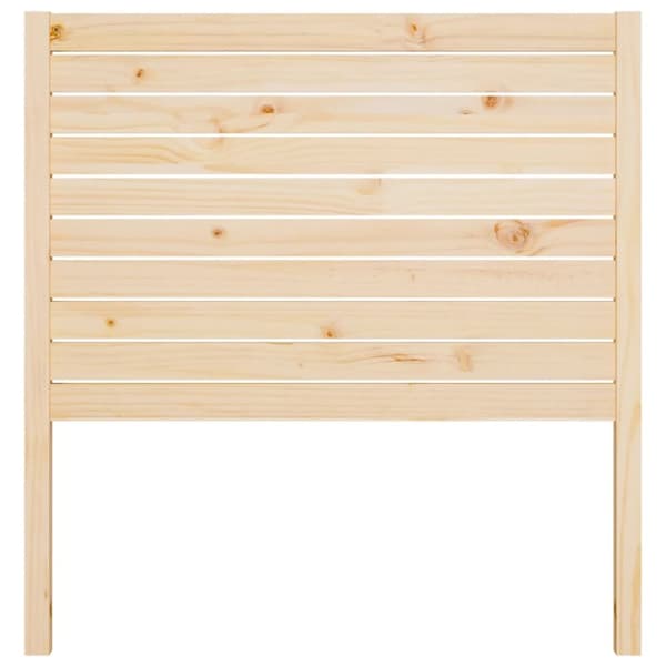 sengegærde 81x4x100 cm massivt fyrretræ