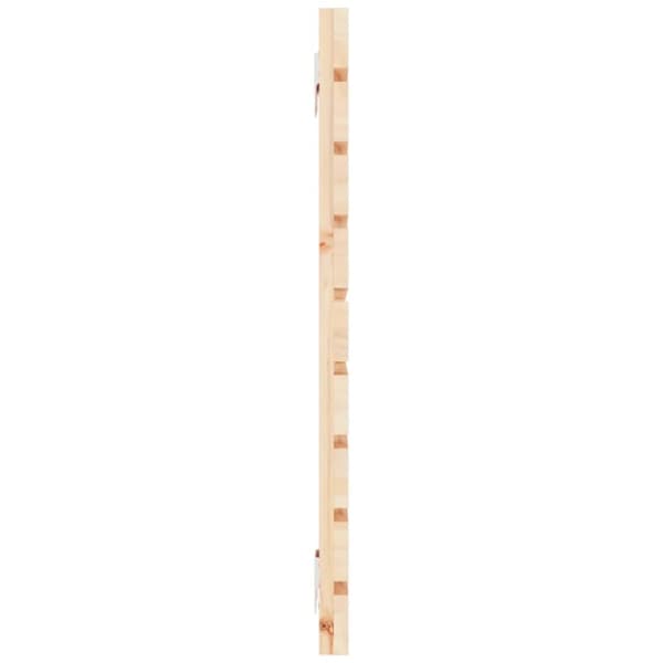 sengegavl 126x3x63 cm massivt fyrretræ