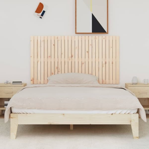 sengegavl 166x3x90 cm massivt fyrretræ