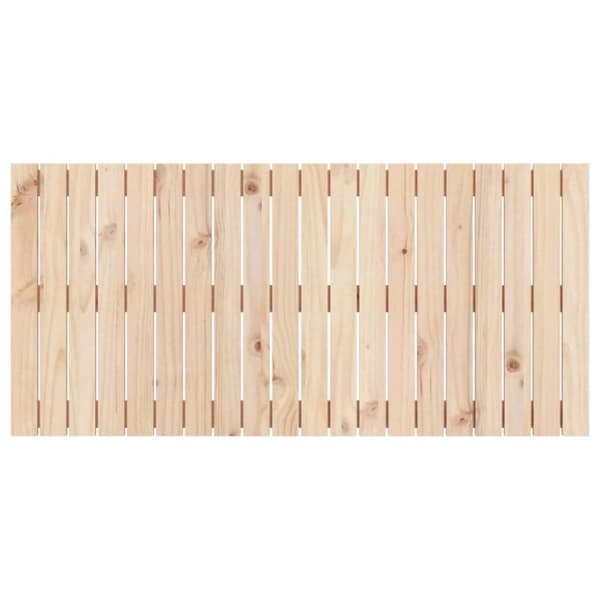 sengegavl 127,5x3x60 cm massivt fyrretræ