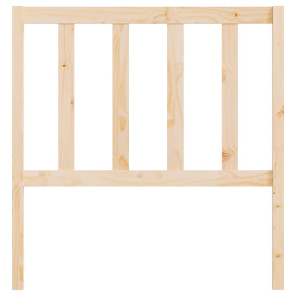 sengegærde 96x4x100 cm massivt fyrretræ