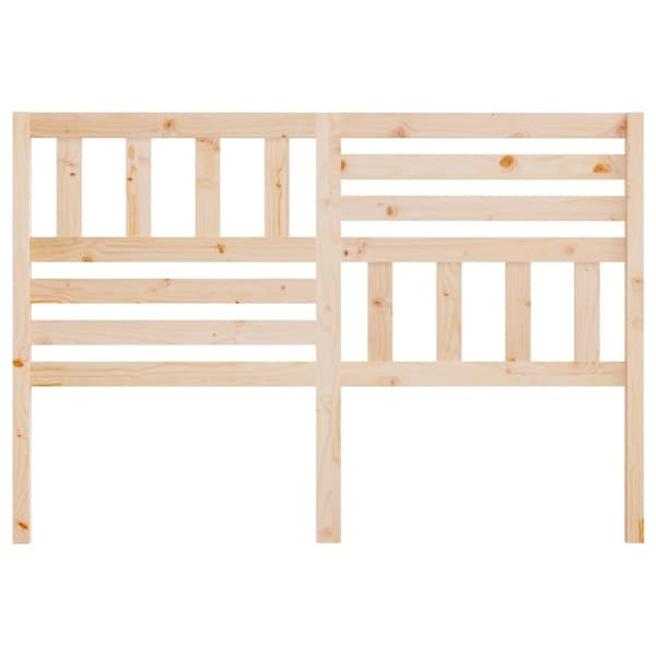 sengegærde 126x4x100 cm massivt fyrretræ