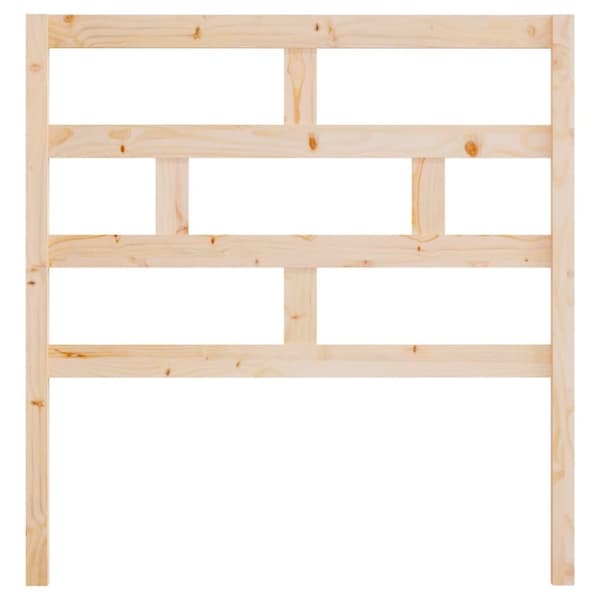 sengegærde 81x4x100 cm massivt fyrretræ