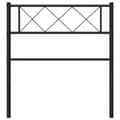 Miniatyrbillede 3 af 6: sengegavl 90 cm metal sort