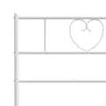 Pikkukuva 6 / 7: Metallinen sängynpääty valkoinen 200 cm