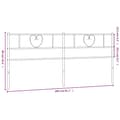 Pikkukuva 7 / 7: Metallinen sängynpääty valkoinen 200 cm