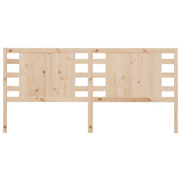 sengegærde 141x4x100 cm massivt fyrretræ
